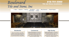 Desktop Screenshot of boulevardtileandstone.com